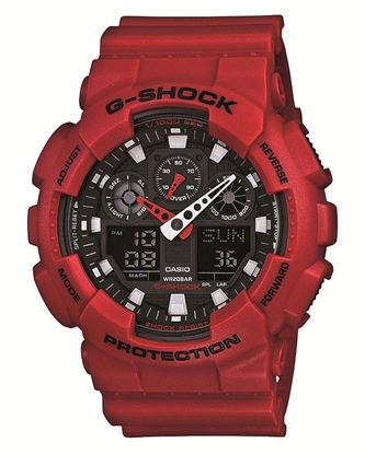 图片 CASIO卡西欧 G-SHOCK GA-100B-4AJF 光能防水运动男表