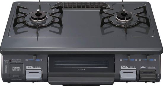 图片 Rinnai林内KGM64DGR燃气灶液化气/天然气用KGM64DGL右/左强火