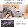 图片 Yucuss 100 % 纯棉华夫格毯子 (双面使用)  # 55445213    灰色 大号 (200 × 240 cm)